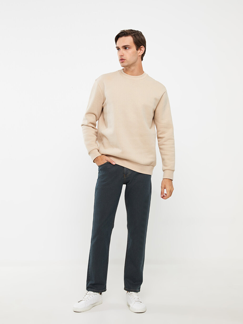 

779 Мужские джинсовые брюки стандартного кроя LCW Jeans, зеленое родео, Зеленый, 779 Мужские джинсовые брюки стандартного кроя LCW Jeans, зеленое родео