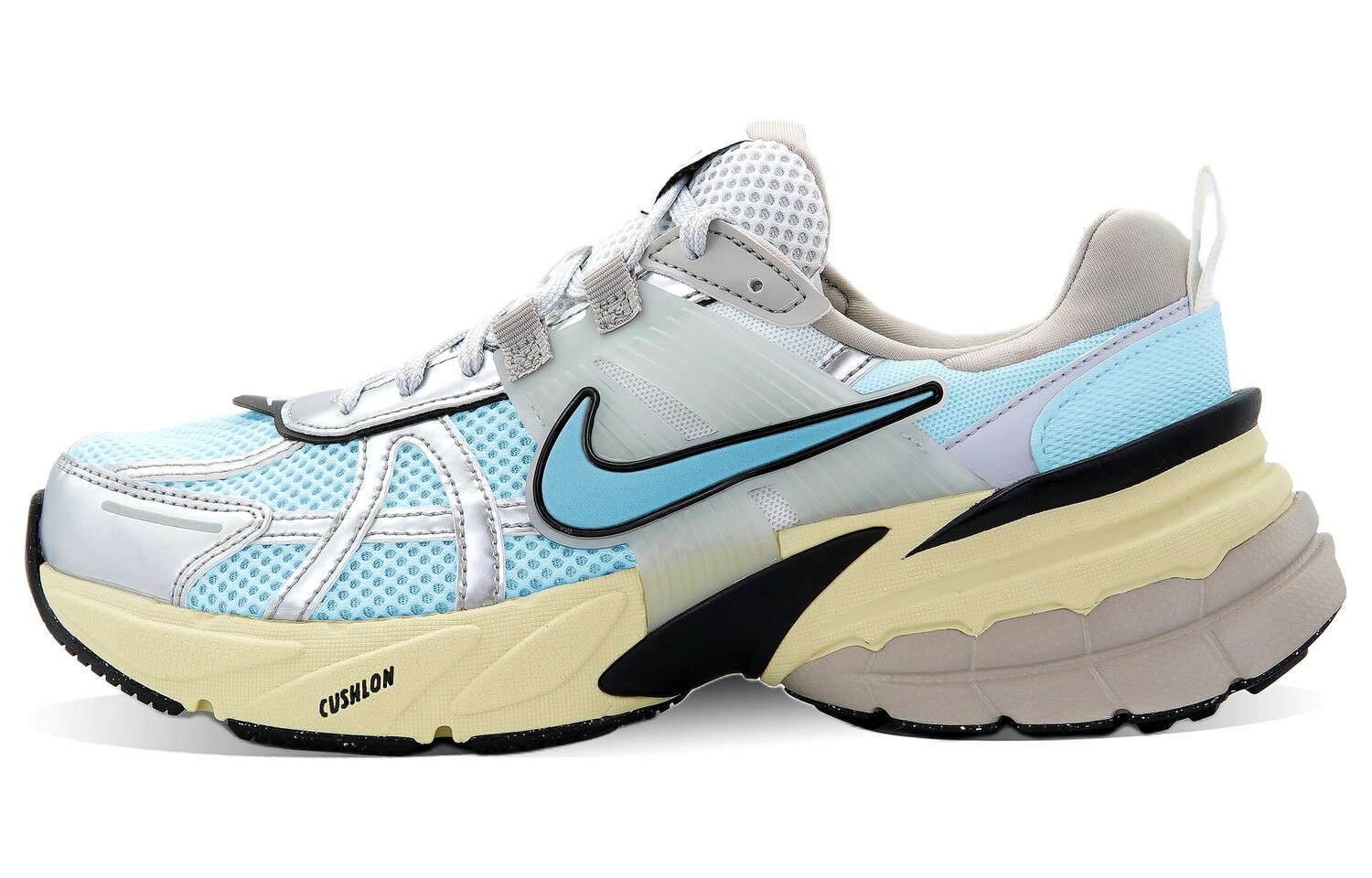 

Кроссовки для бега V2K Run женские с низким верхом, синий/серебряный Nike