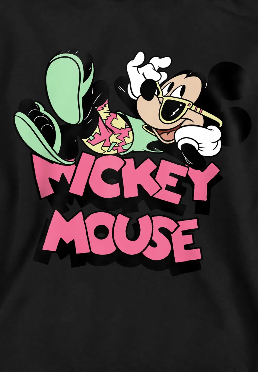 Детский худи Disney Микки Маус, черный, черный — фото 2