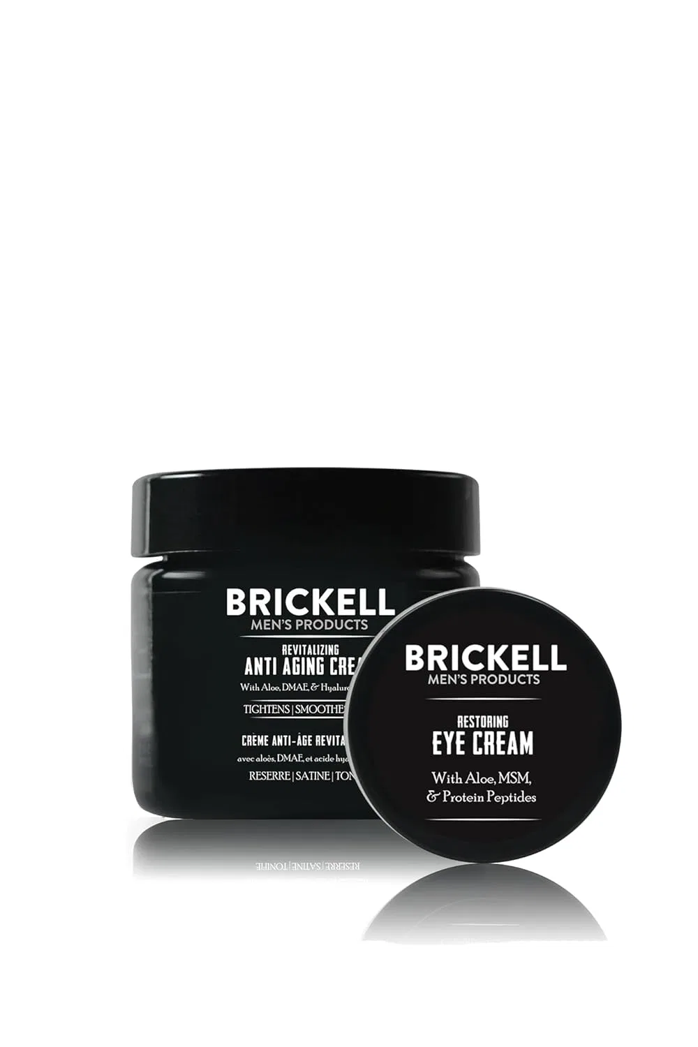 Мужской антивозрастной набор Brickell Ultimate - ночной крем и крем для глаз с ароматом Brickell Men'S Products