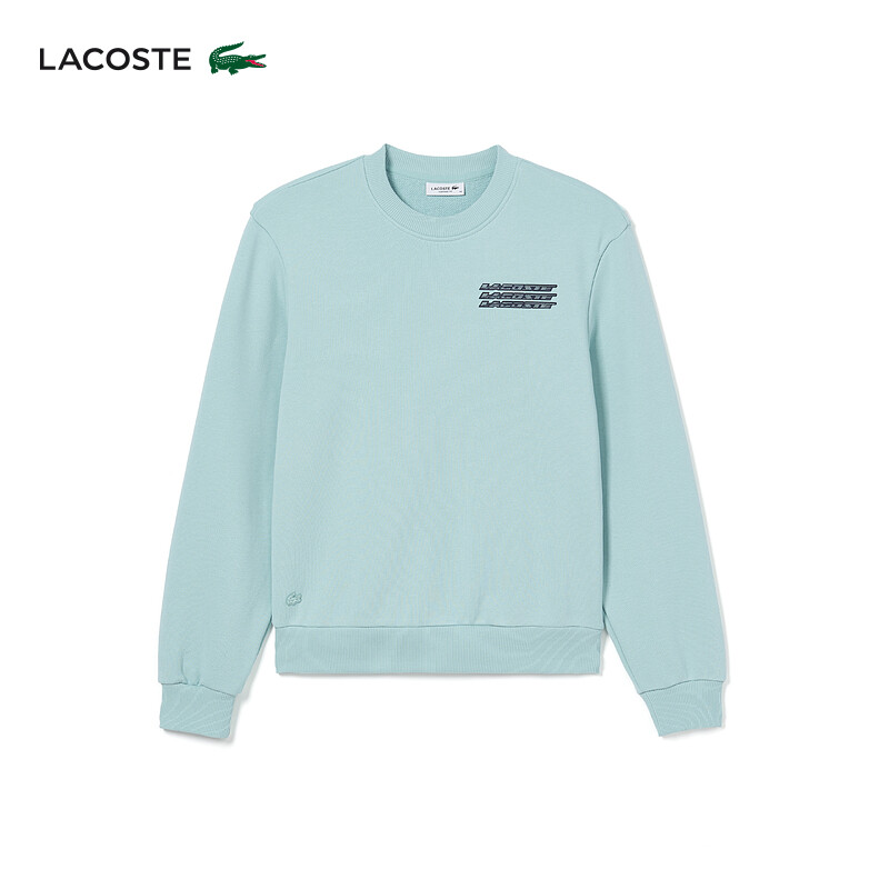

Толстовка женская Lacoste с длинными рукавами и круглым вырезом, мятно-зеленый