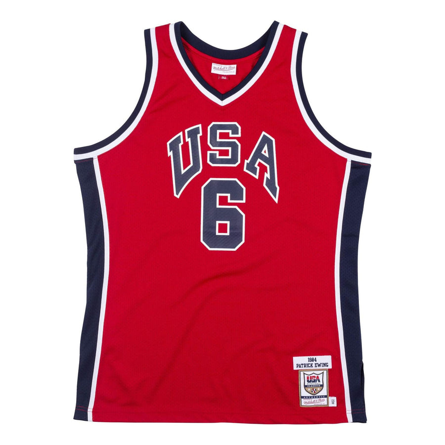 

Джерси Mitchell & Ness Team USA 1984 Jerseys 'Patrick Ewing 6', красный
