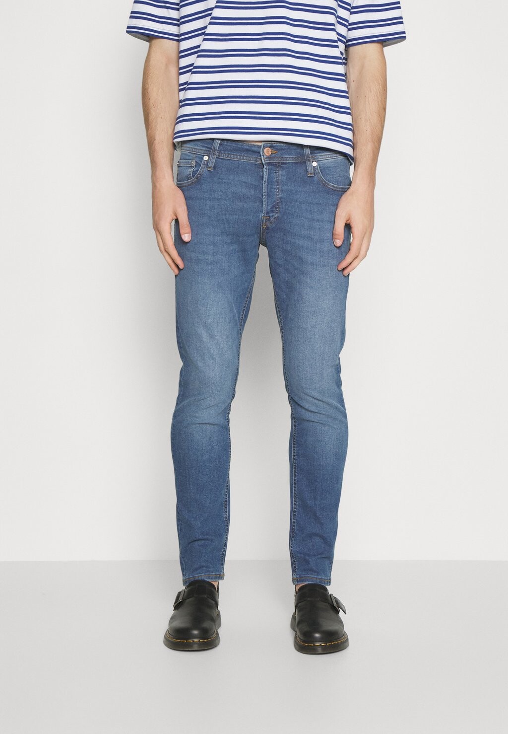 

Джинсы Slim fit Jack & Jones JJIGLENN JJORIGINAL, цвет Blue Denim