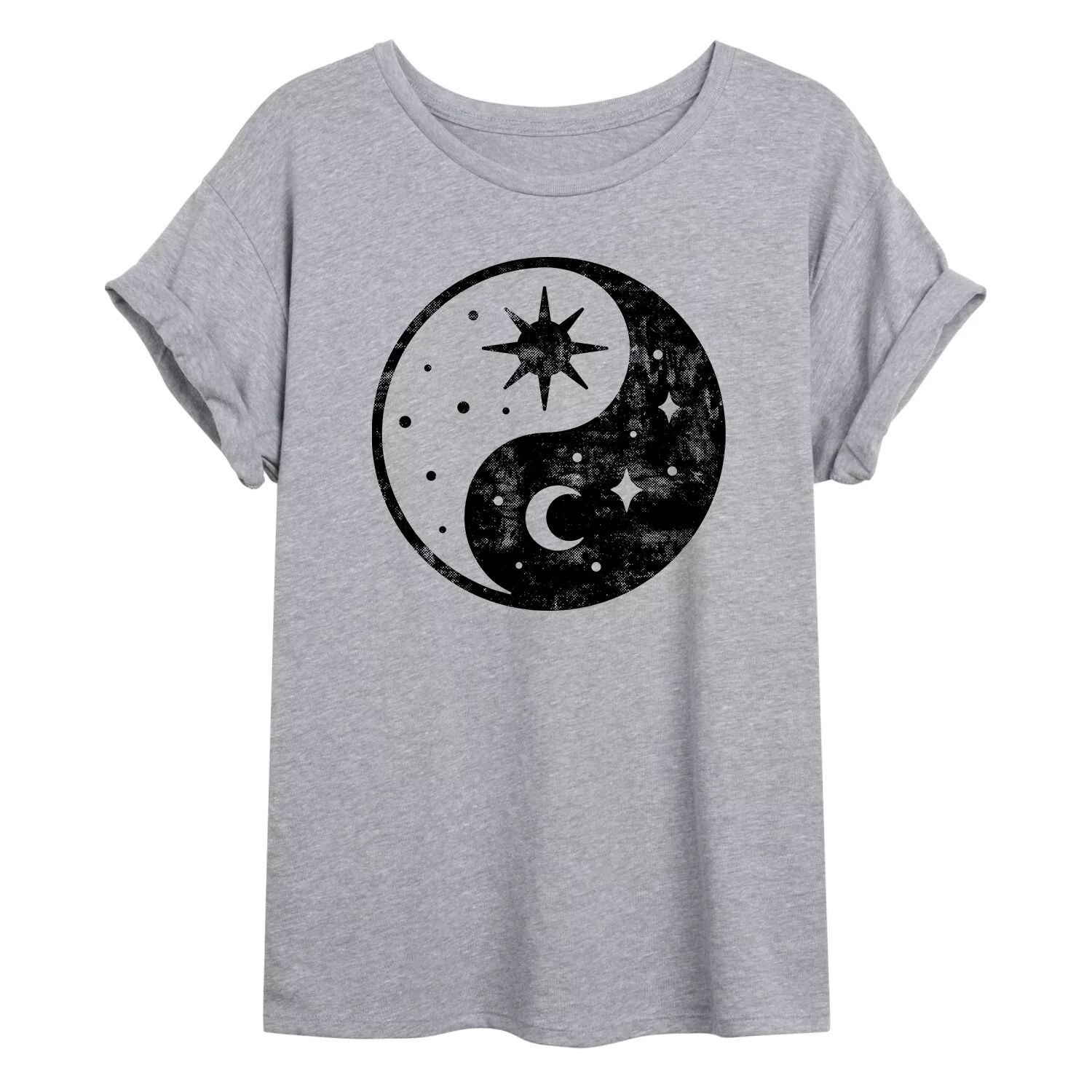 

Детская футболка большого размера с рисунком Yin Yang Sun Moon Licensed Character