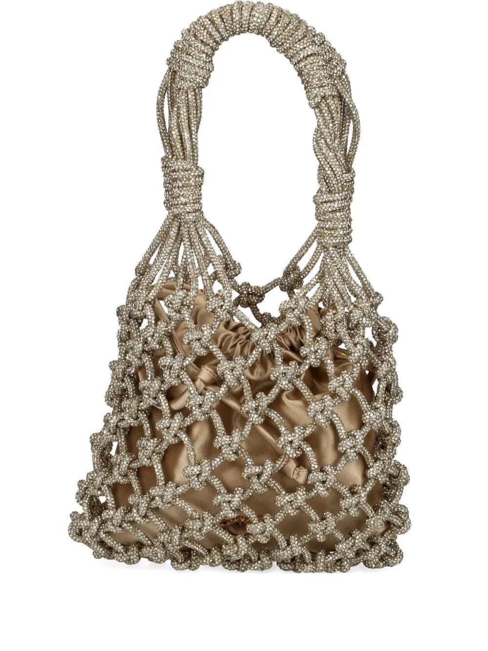 

Сумка-тоут с узлом Pinko, золотистый