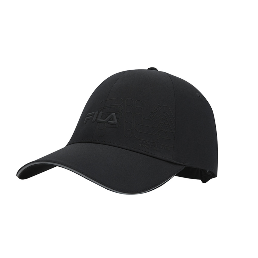 

FILA Спортивная бейсболка из полиэстера унисекс угольно-черная, Jet Black