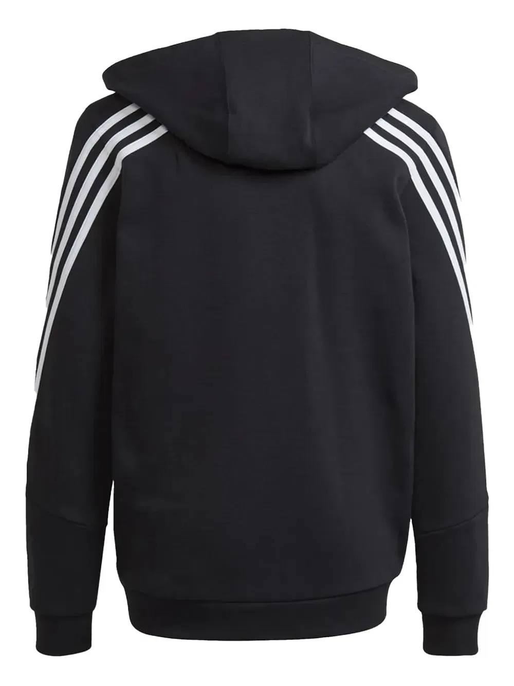 Худи Essentials с тремя полосками и застежкой-молнией по всей длине Adidas, черный — фото 2