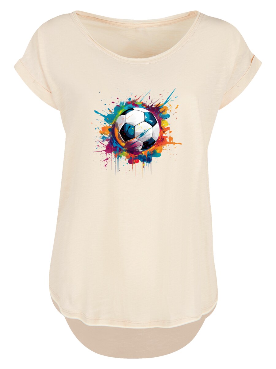 

Рубашка F4NT4STIC Bunte Fußball, песочный