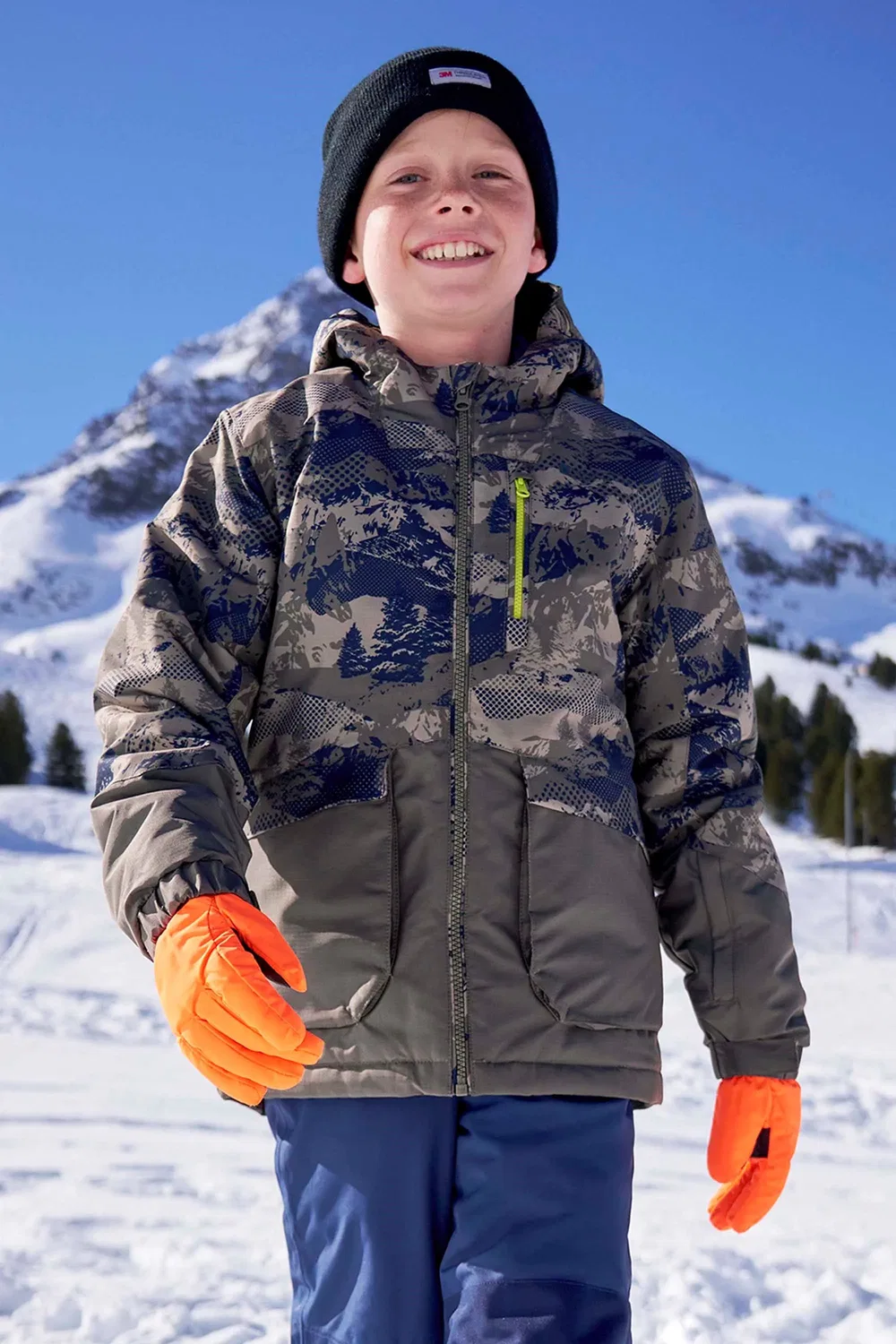 Детская Ski куртка Cosmos Mountain Warehouse, темно-зеленый