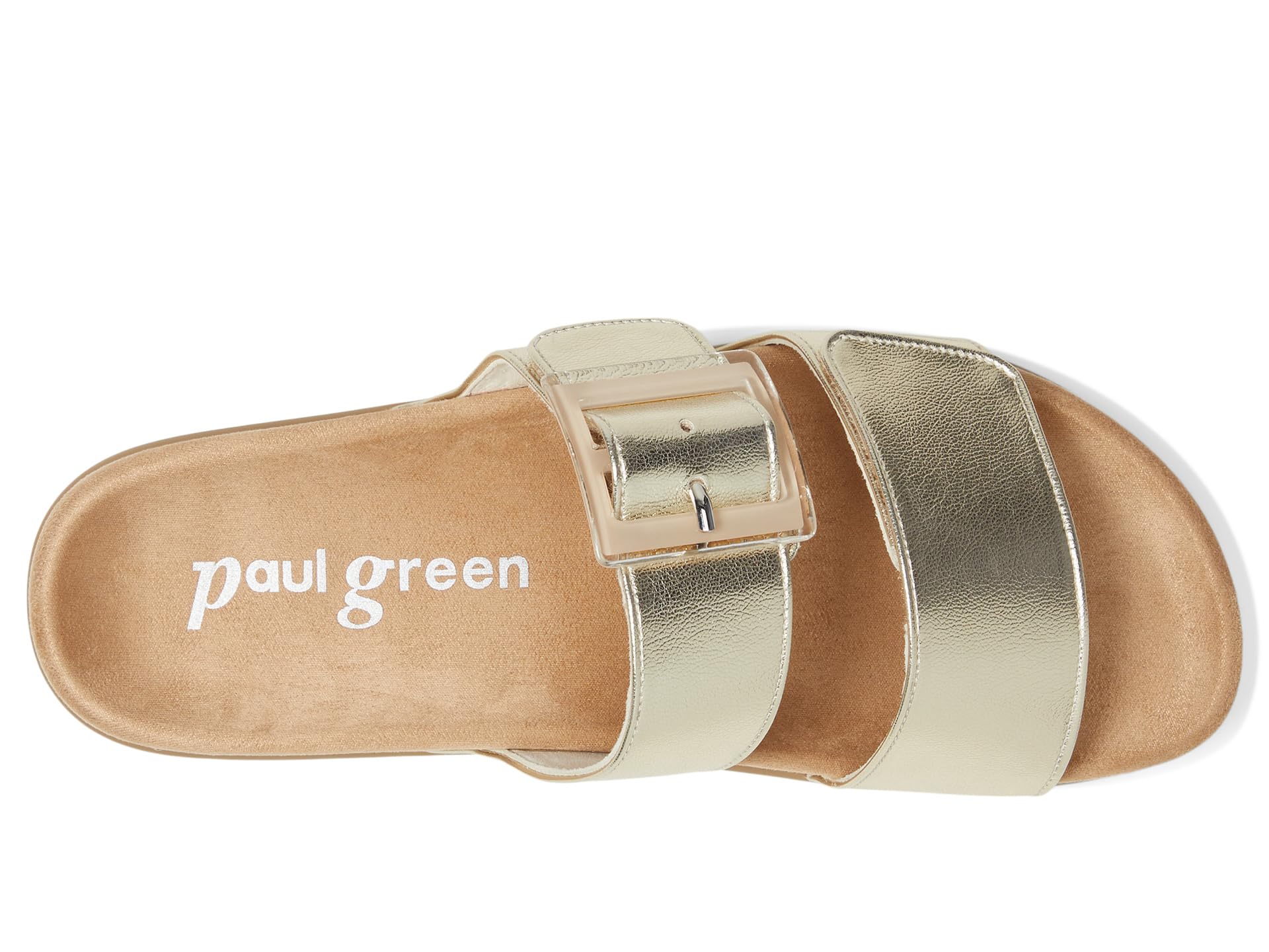 Сандалии Paul Green Aloha Slide, цвет Platino Metallic Future — фото 2