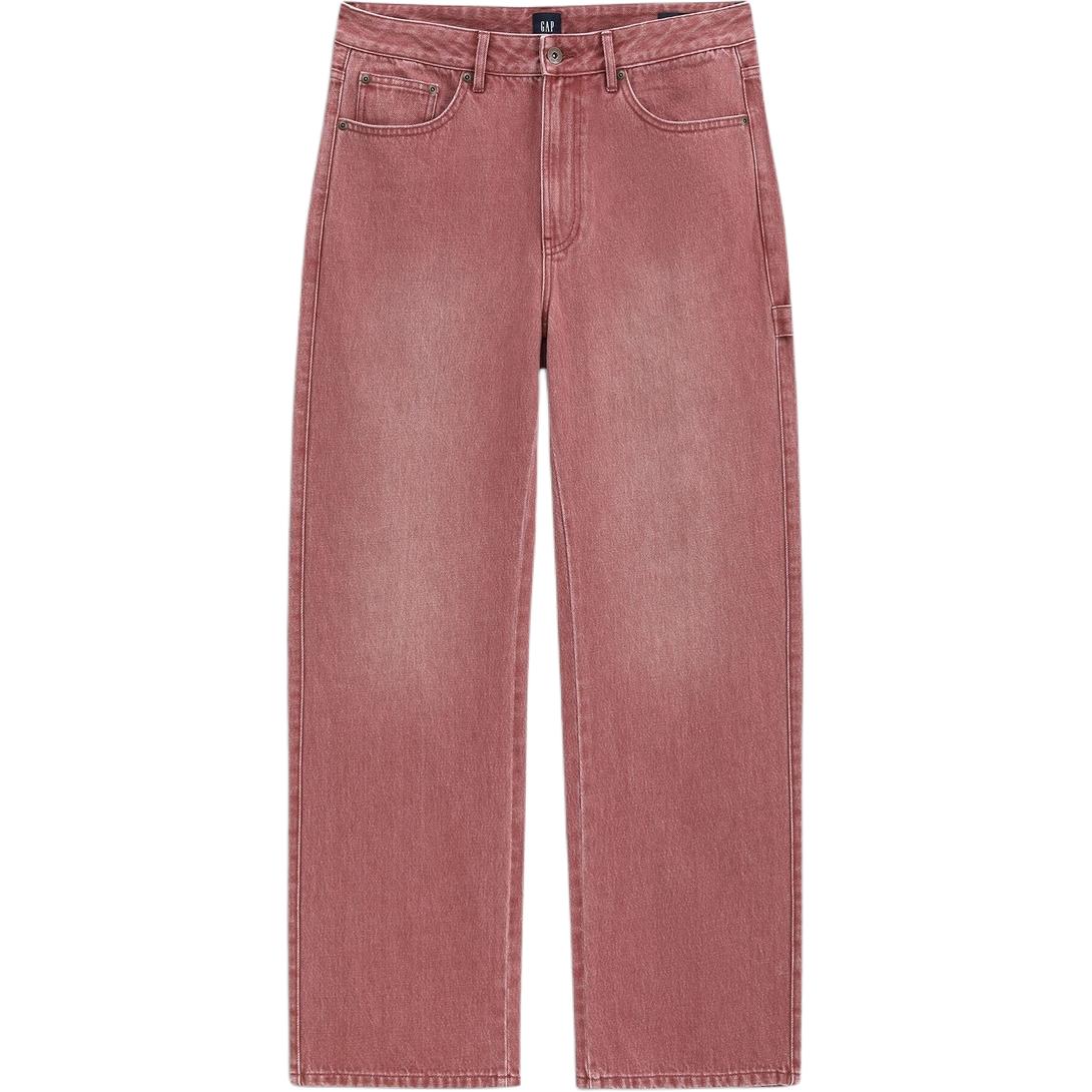

Джинсы мужские прямого кроя GAP, розовый красный