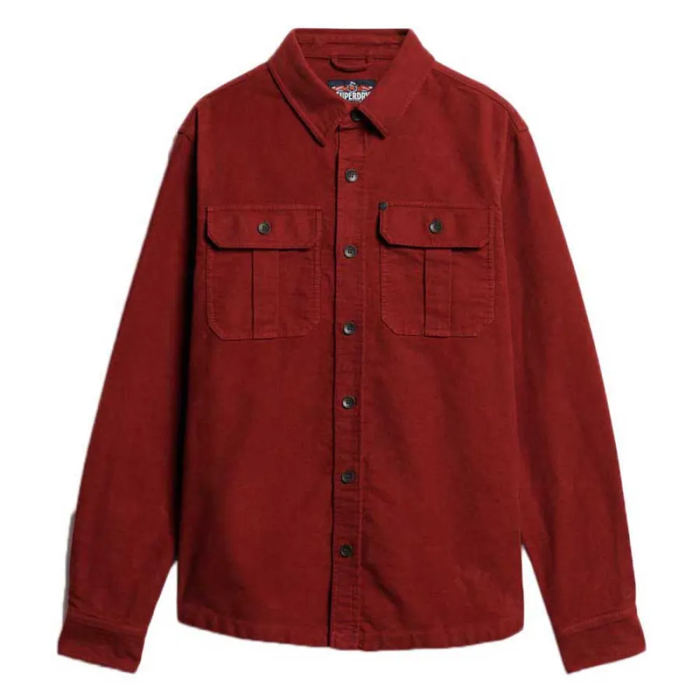 

Верхняя рубашка Superdry Merchant Cpo, красный