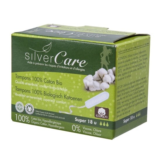

Органические тампоны, 18 шт. Masmi, Silver Care