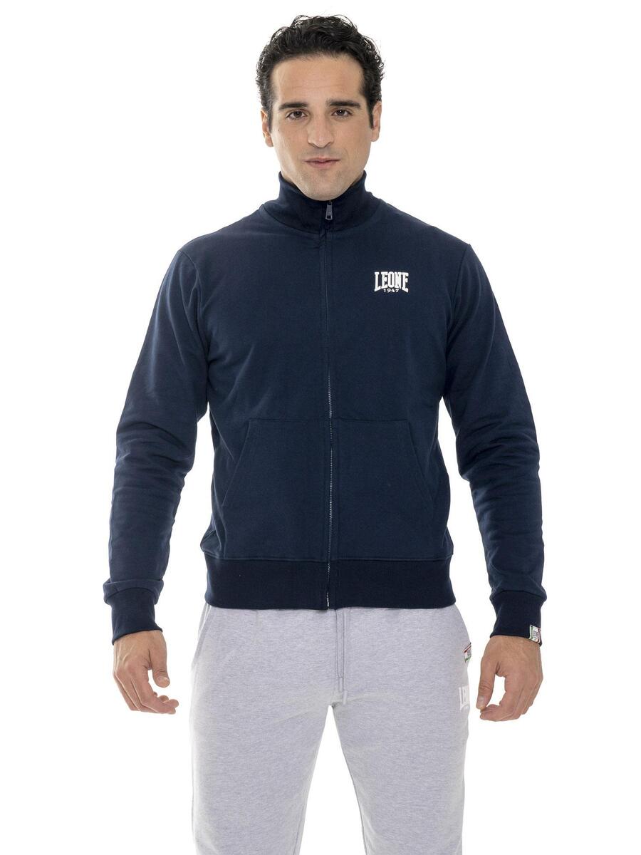 

LEONE 1947 APPAREL Базовая мужская нетолстовка Leone с воротником и молнией