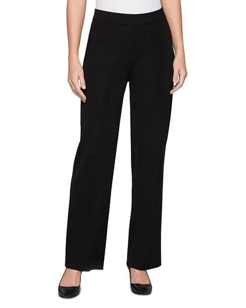 

Широкие трикотажные брюки Misook, цвет Black