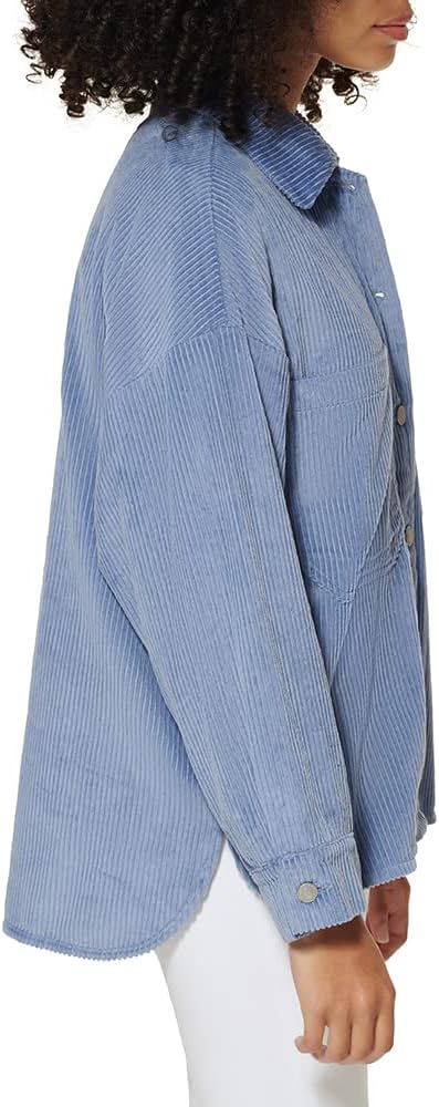 Женская куртка-рубашка Levi's Bull из хлопкового твила (стандартные и большие размеры), Country Blue — фото 3