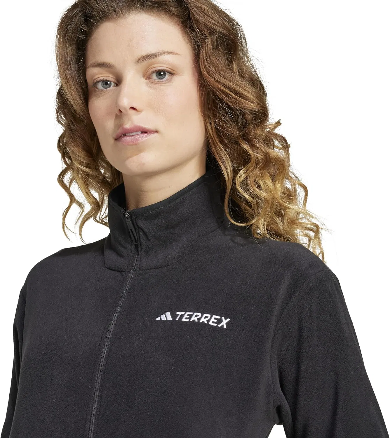 Куртка флисовая adidas Terrex Multi Full Zip, черный — фото 4