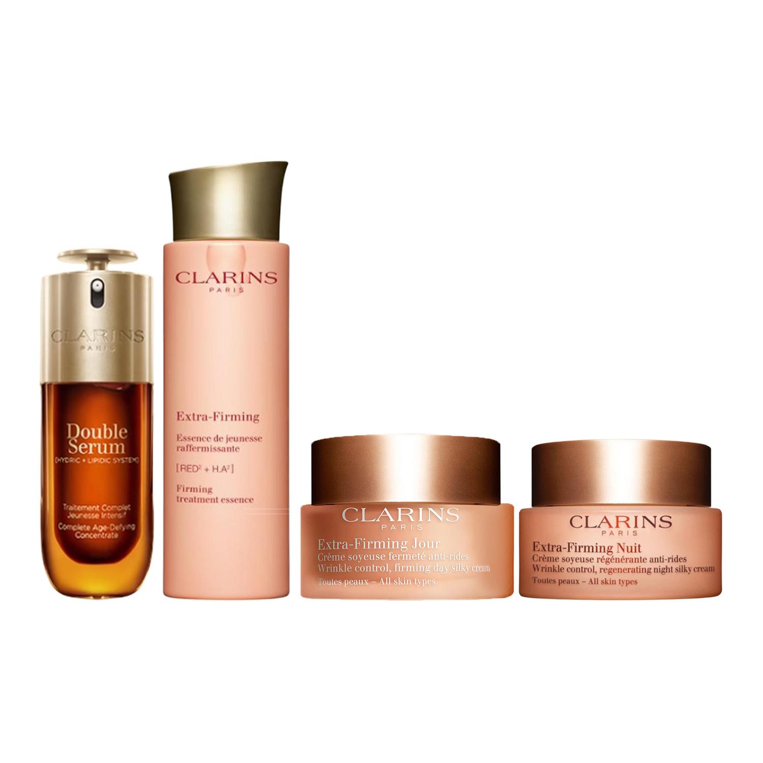 

Jiaoyunshi восстанавливающий растягивающий освежающий тип набор ухода за кожей стабилизирующий осветляющий увлажняющий комплект из четырех предметов CLARINS