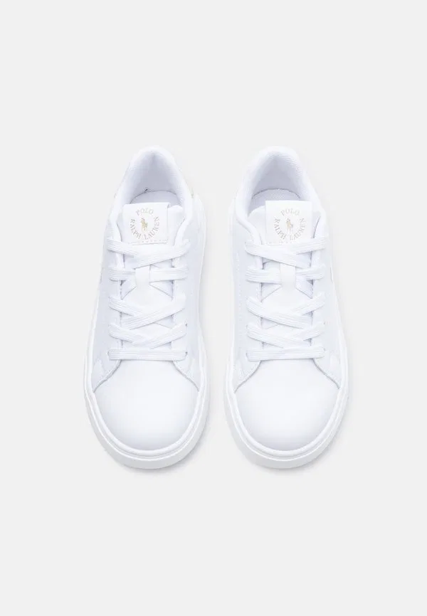 Кроссовки heritage court super, белые/золотистые Polo Ralph Lauren, White/Gold-Coloured — фото 4