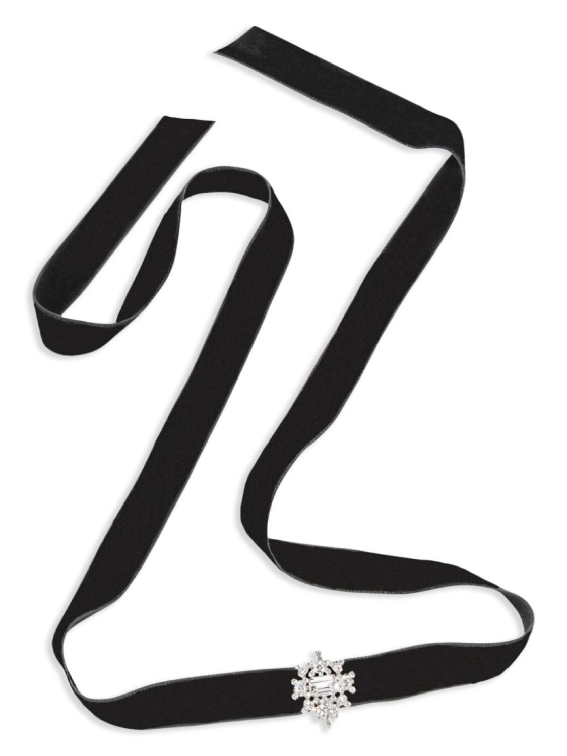 

Чокер Milania Ribbon Tie Jennifer Behr, черный