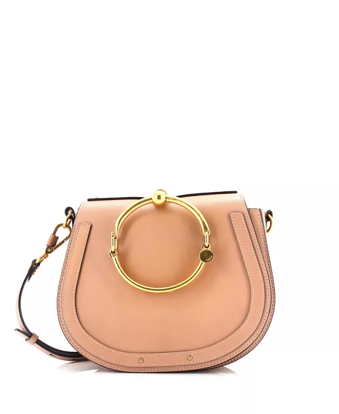 

Средняя кожаная сумка-кроссбоди Nile Pre-Owned Chloe, коричневый/бежевый
