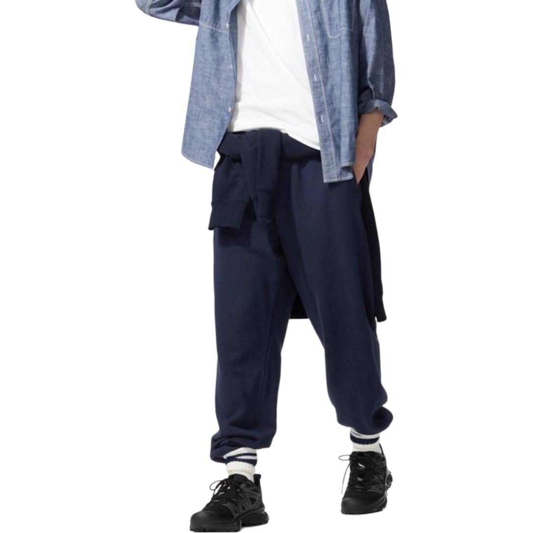 

UNIQLO Повседневные брюки унисекс темно-синие