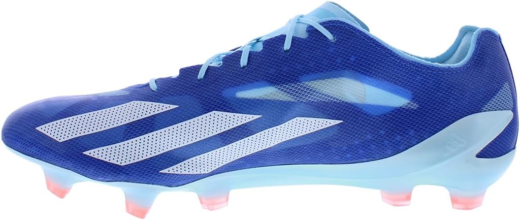 Кроссовки Adidas Unisex-Adult X Crazyfast League Firm Ground, белый/синий — фото 3
