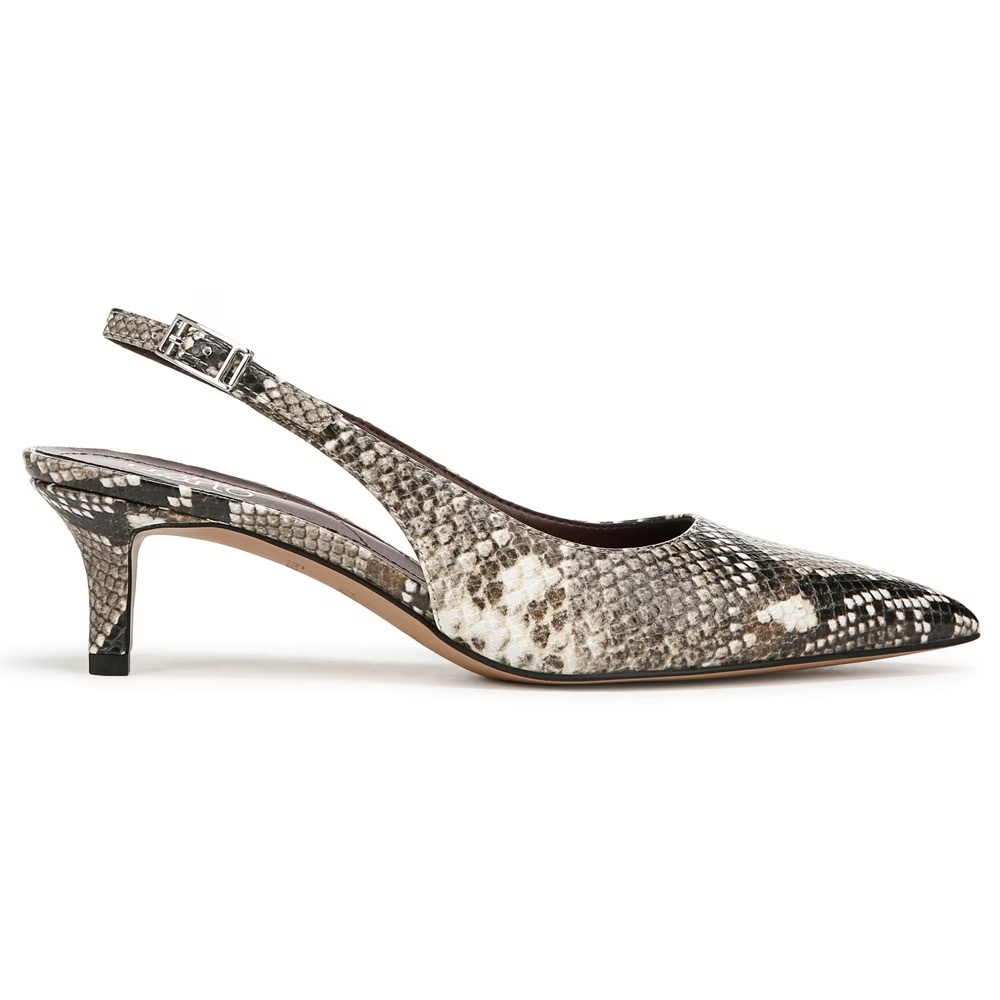 Туфли на ремешке Kate от Franco Sarto, blk/wht snake multi — фото 2