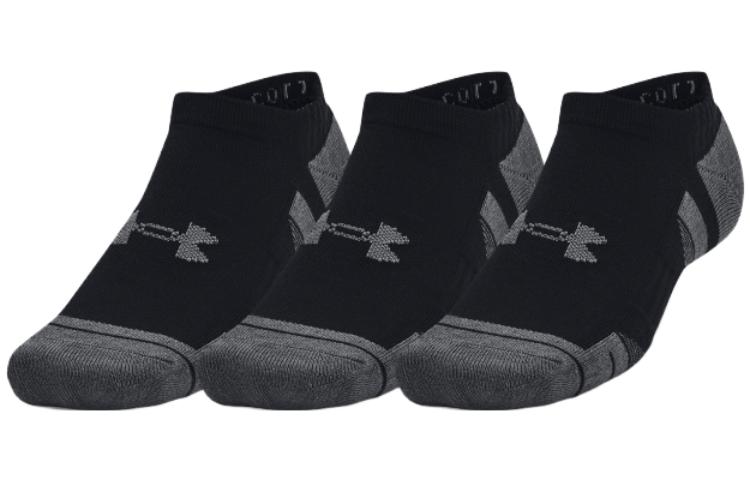 

Носки щиколоточные унисекс 3 пары черные Under Armour, 1 комплект 3 пары (черный)