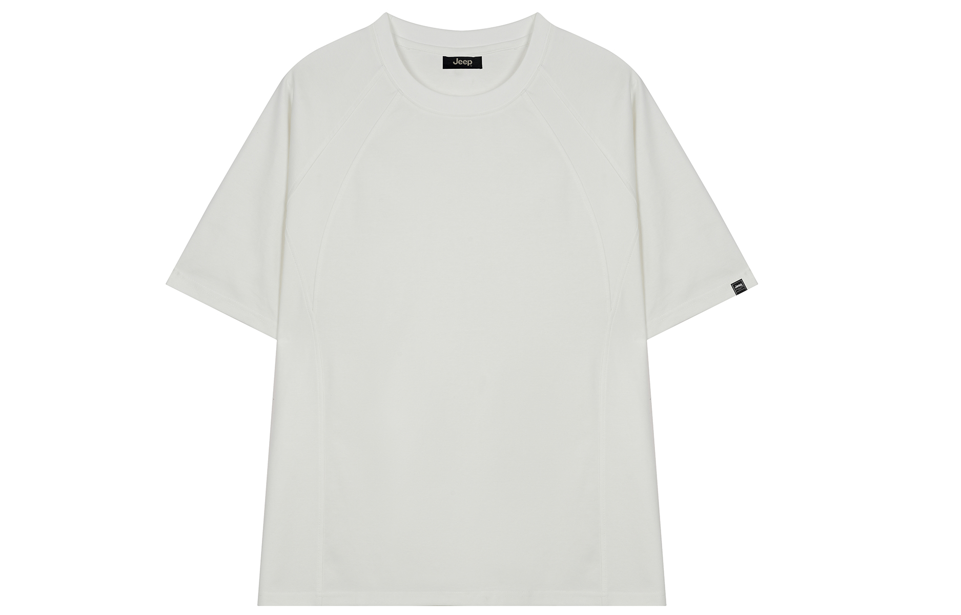 

Футболка мужская с круглым вырезом, тонкая, прямого кроя Jeep, белый