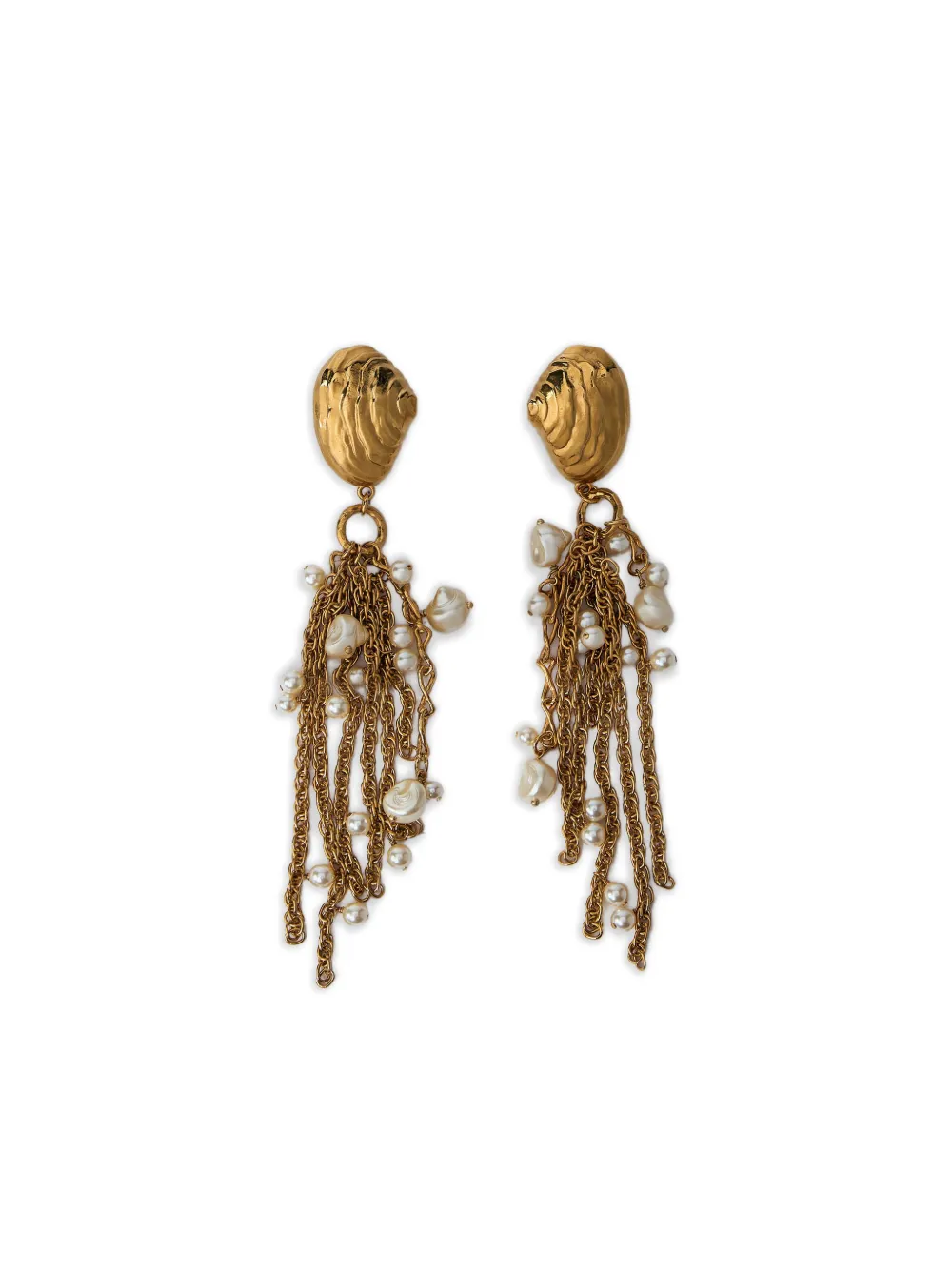 

Серьги в форме ракушек CHLOÉ, золотой