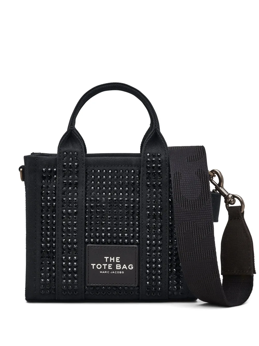

Сумка The Crystal Canvas Crossbody Tote MARC JACOBS, черный