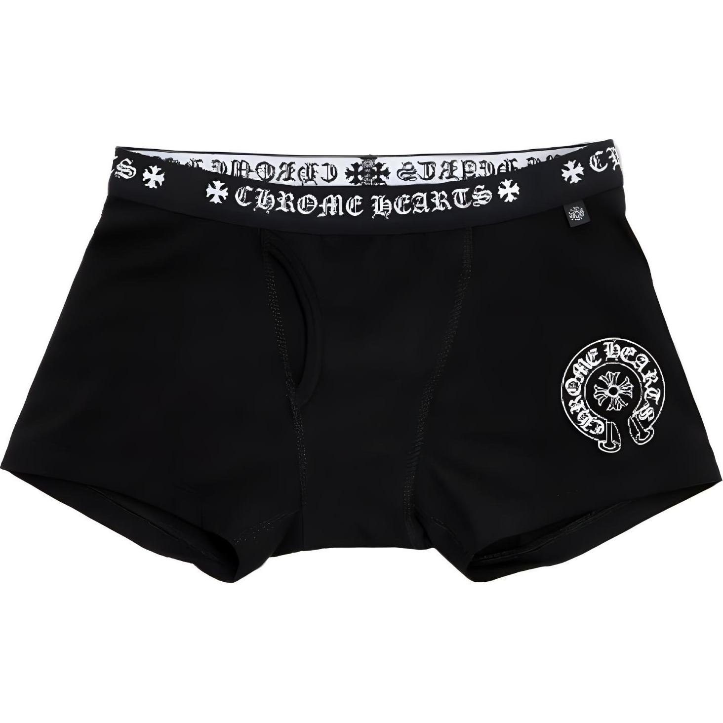 

Chrome Hearts Короткие шорты-боксеры Foti, черные