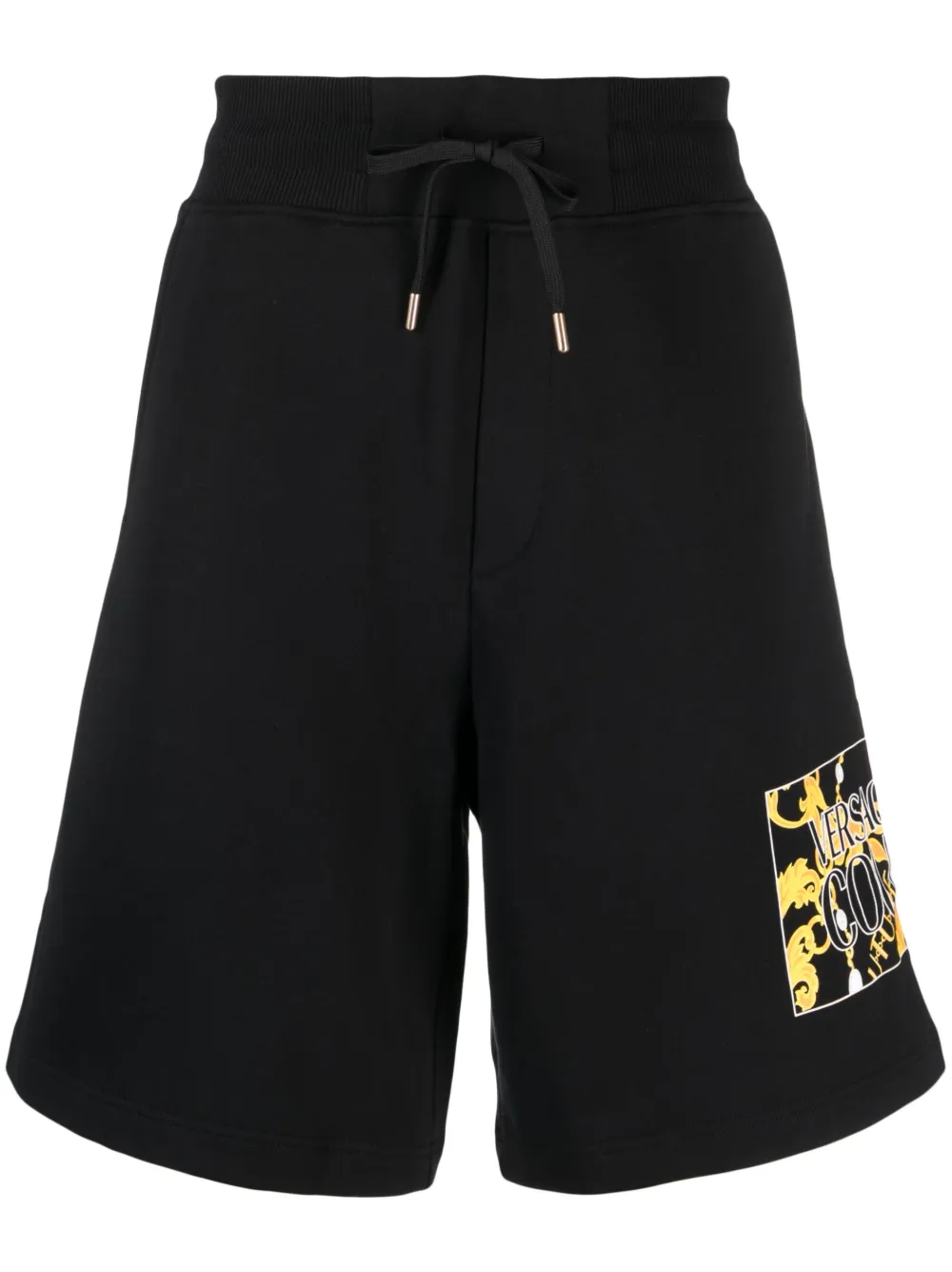 

Спортивные шорты с логотипом Versace Jeans Couture, черный