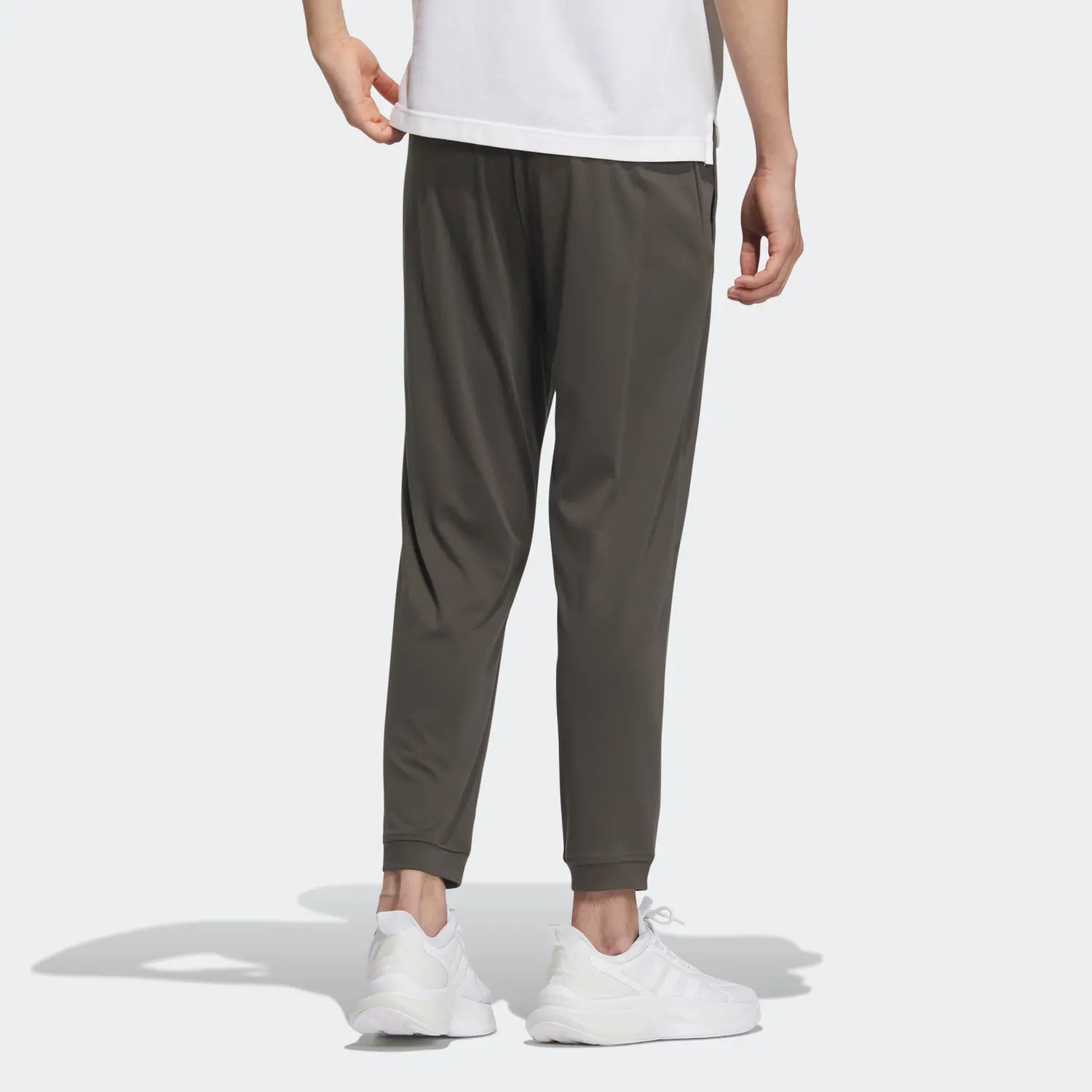 Трикотажные спортивные штаны мужские Stone Gray Adidas, серый — фото 3