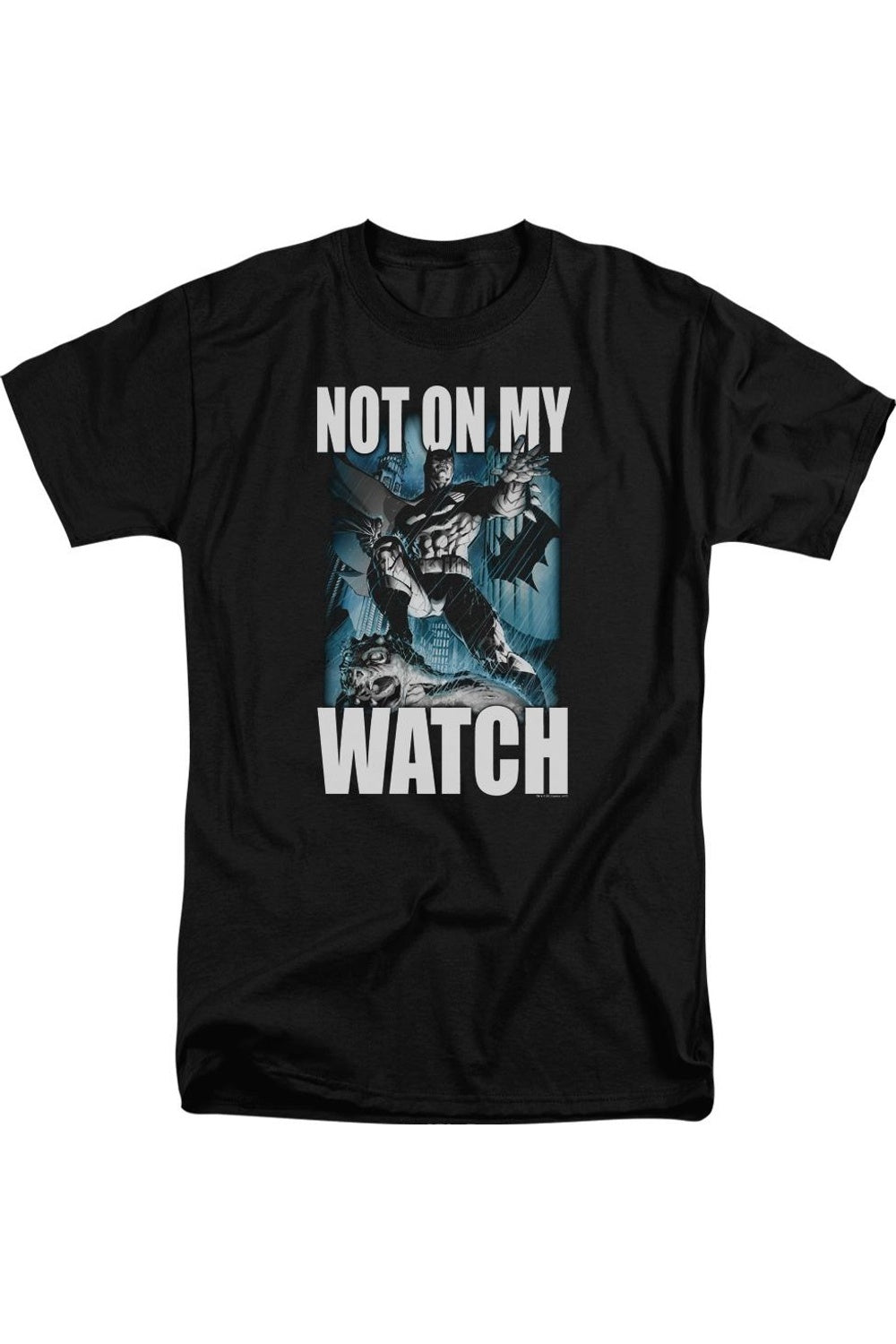 

Футболка с коротким рукавом Batman Not On My Watch для взрослых Gildan, черный