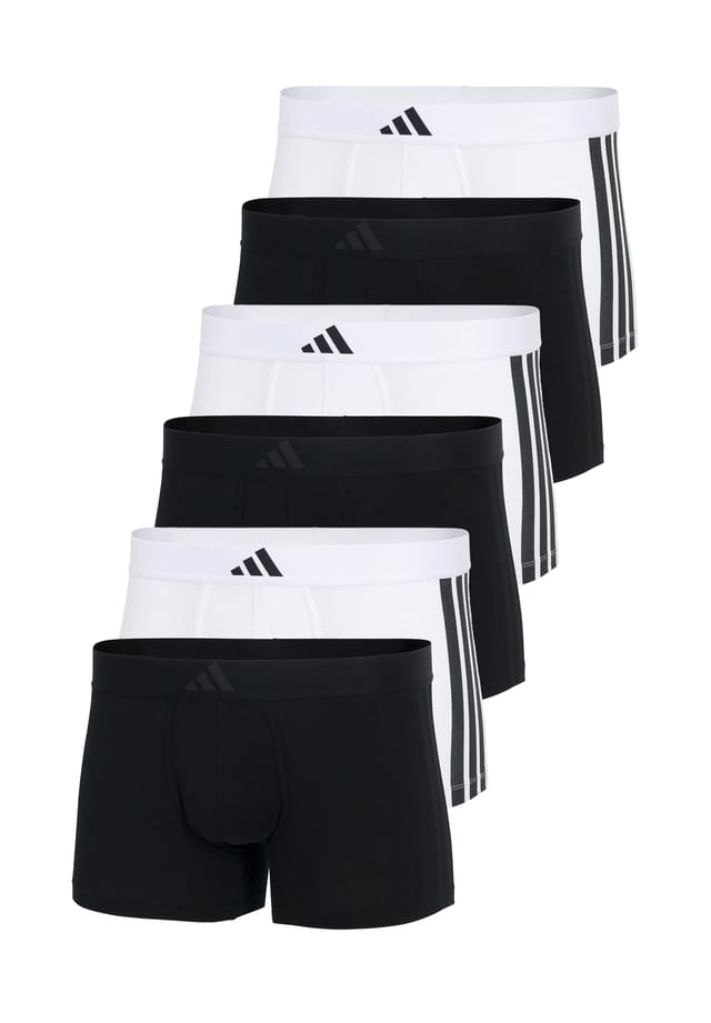 

Ретро шорты/брюки 6 пар активный гибкий хлопок 3 полоски Adidas, мультиколор