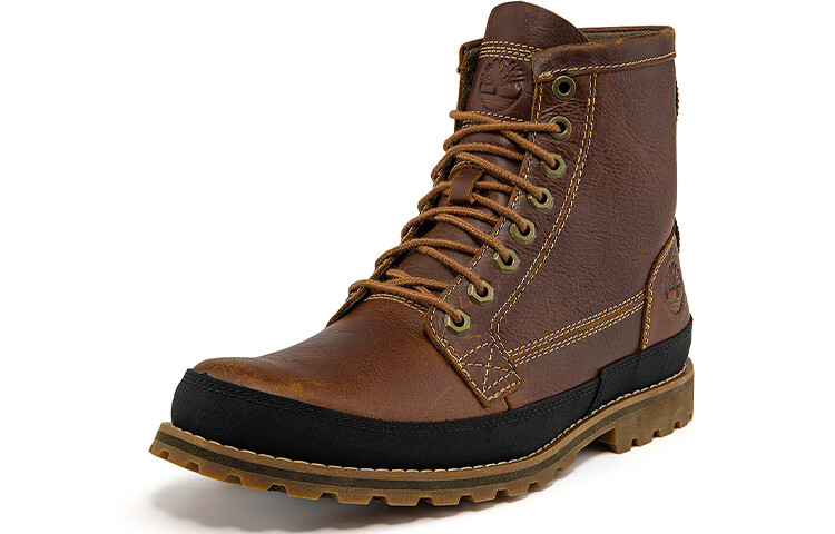 Мужские ботинки Timberland Originals с контрастной подошвой, коричневый/черный — фото 3
