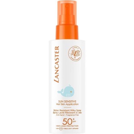 

Водостойкий молочный спрей Sun Sensitive Kids Spf 50+ 150 мл, Lancaster