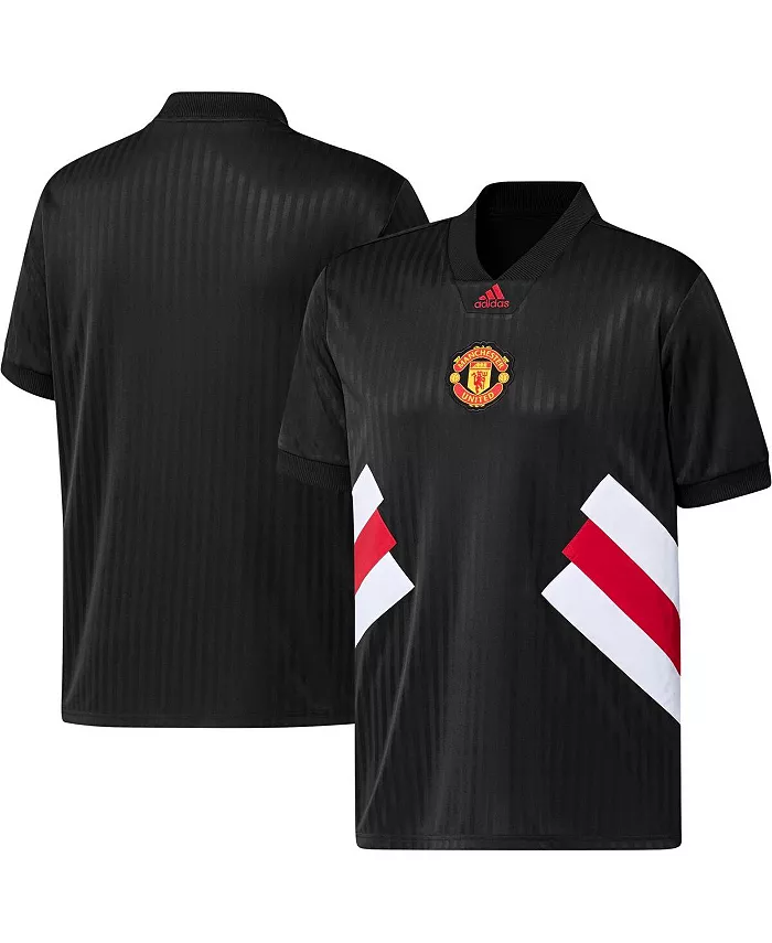 

Мужская черная футболка Manchester United Football Icon adidas