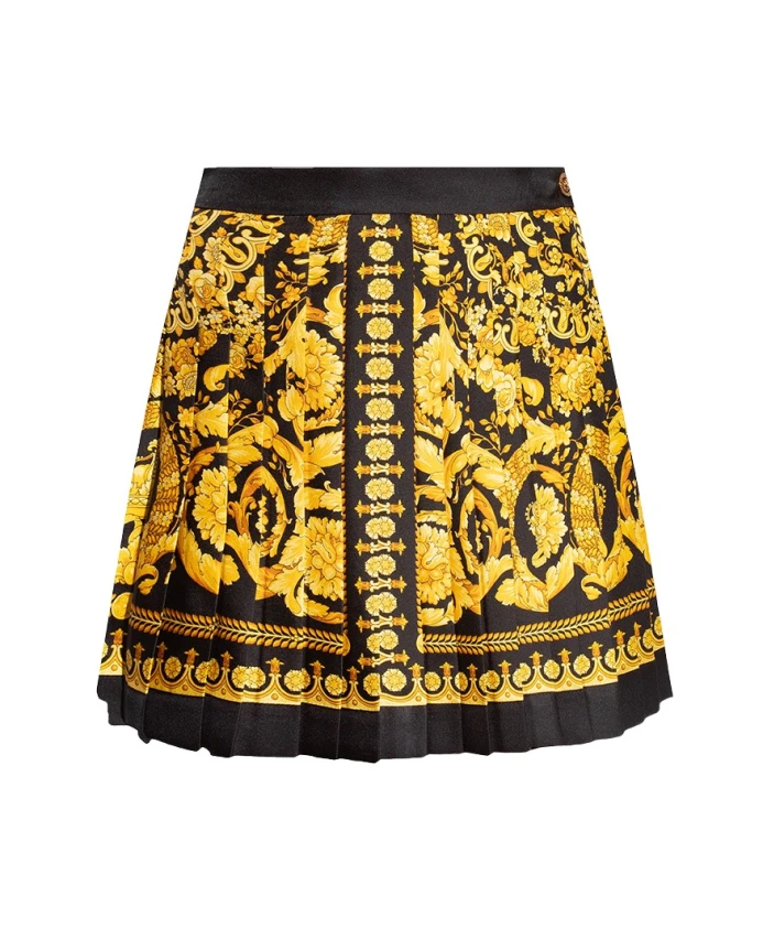 

Плиссированная юбка Versace, желтый