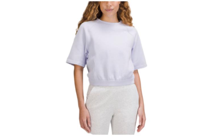 

Футболка с рукавом реглан женская Lululemon, светло-голубой, Синий, Футболка с рукавом реглан женская Lululemon, светло-голубой