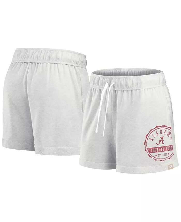 

Женские шорты Oatmeal Alabama Crimson Tide Win Badge Fanatics