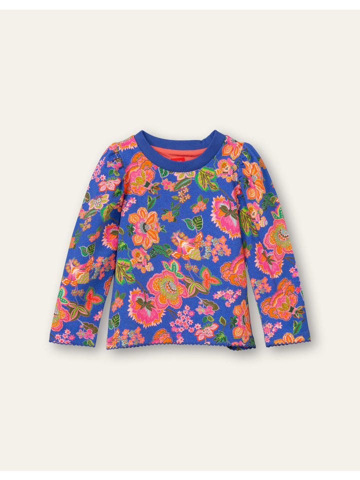 

Футболка с изображением сада синего цвета Oilily, Синий, Футболка с изображением сада синего цвета Oilily