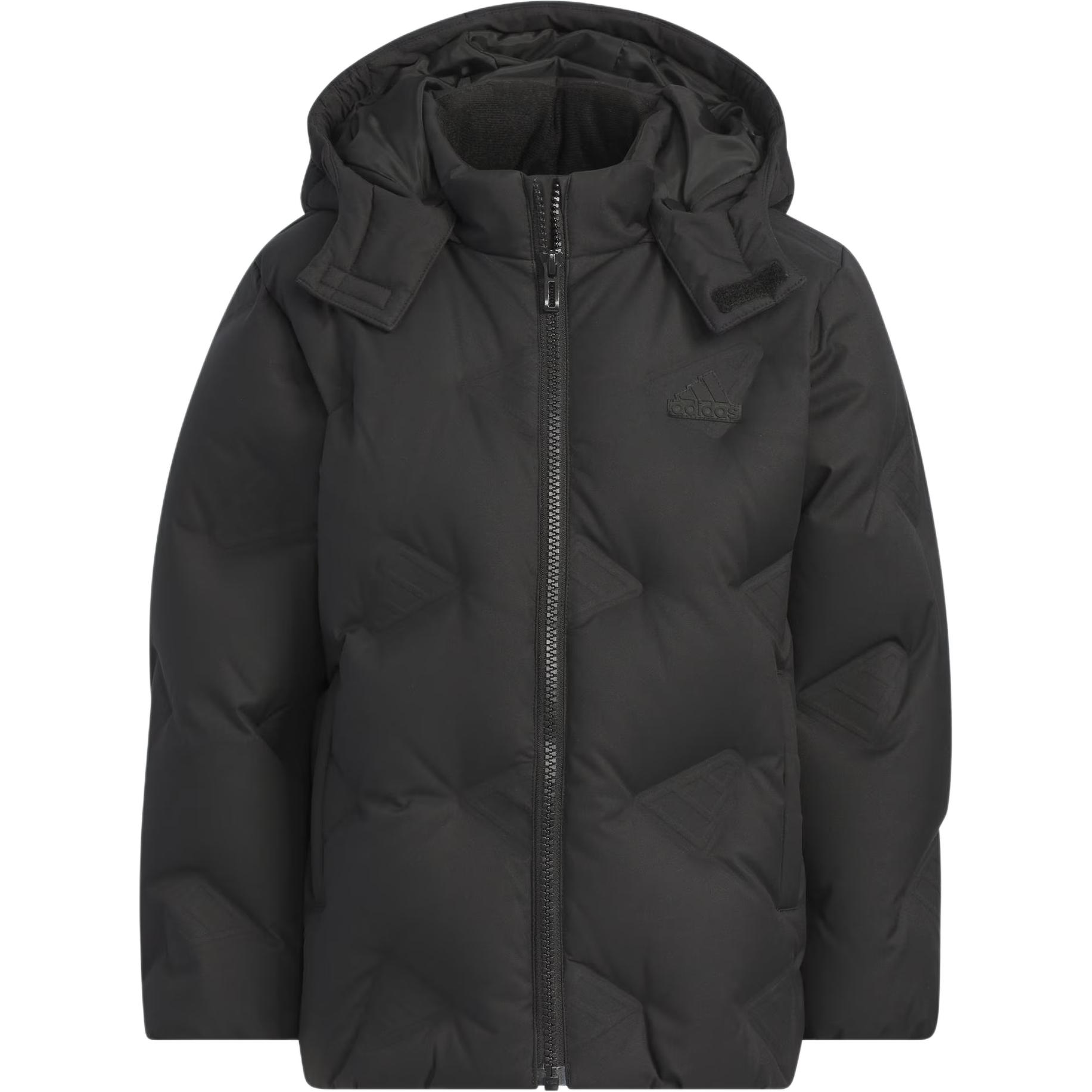 Пуховик Adidas FW24, черный — фото 2