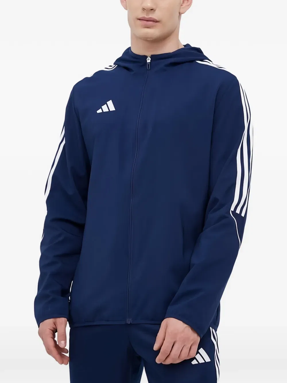 Легкая куртка с логотипом Adidas, синий
