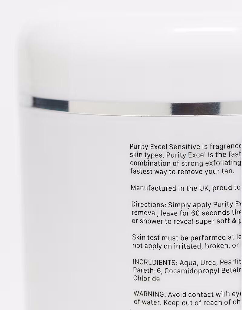 Скраб для снятия загара Purity Excel Sensative 60 секунд 440 мл Rose & Caramel — фото 4