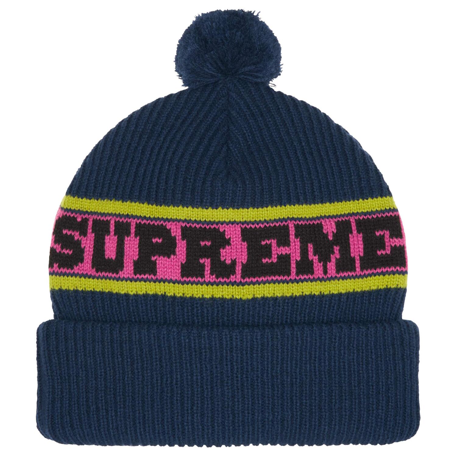 

Supreme Большая полосатая шапка, Marine Blue