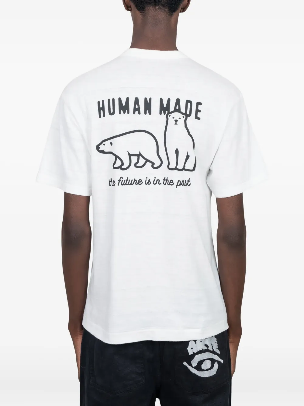

Футболка с графичным принтом Human Made, белый