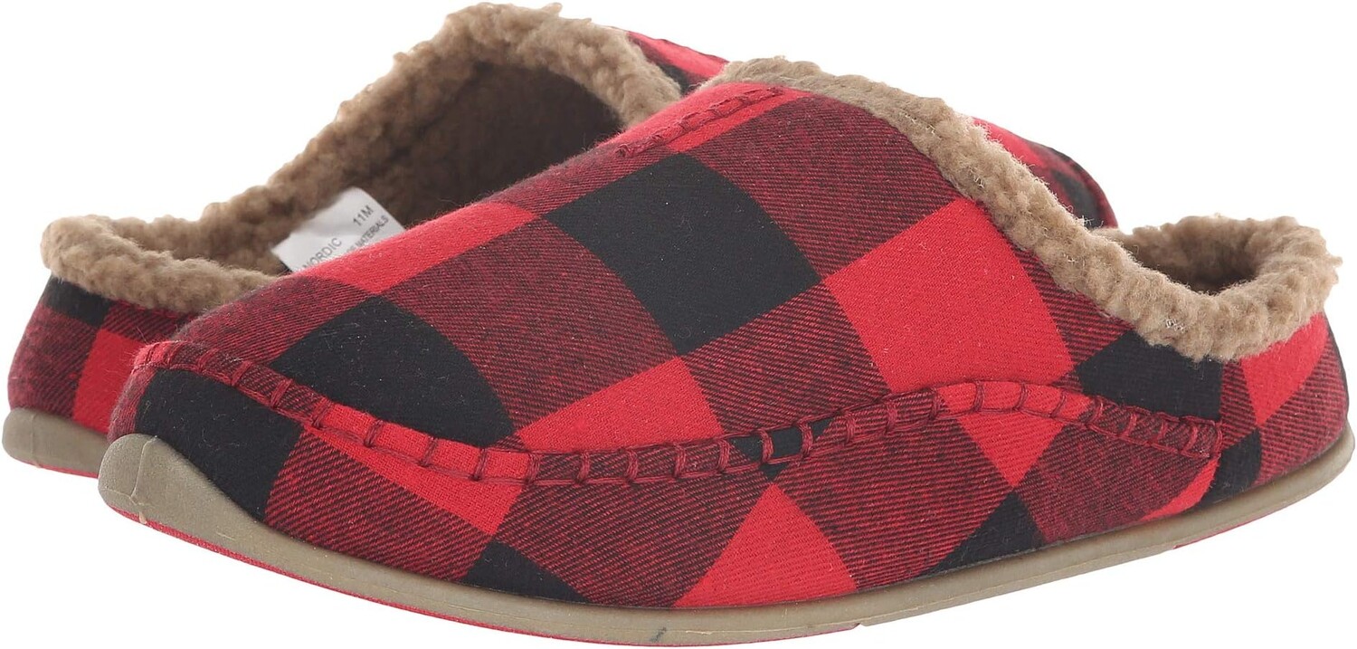 

Тапочки Nordic Slipper Deer Stags, красный/черный